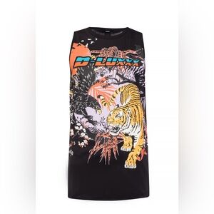 Diesel Tiger Graphic Tank Top